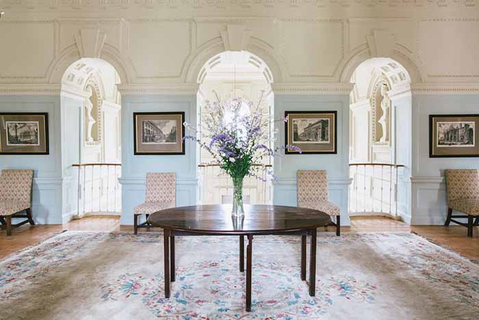 exclusive wedding venue - Floral display at gloster House