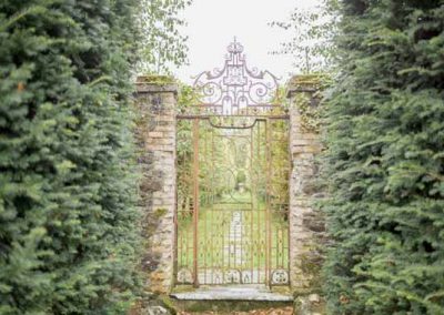 Gate to Gloster House Walled Garden